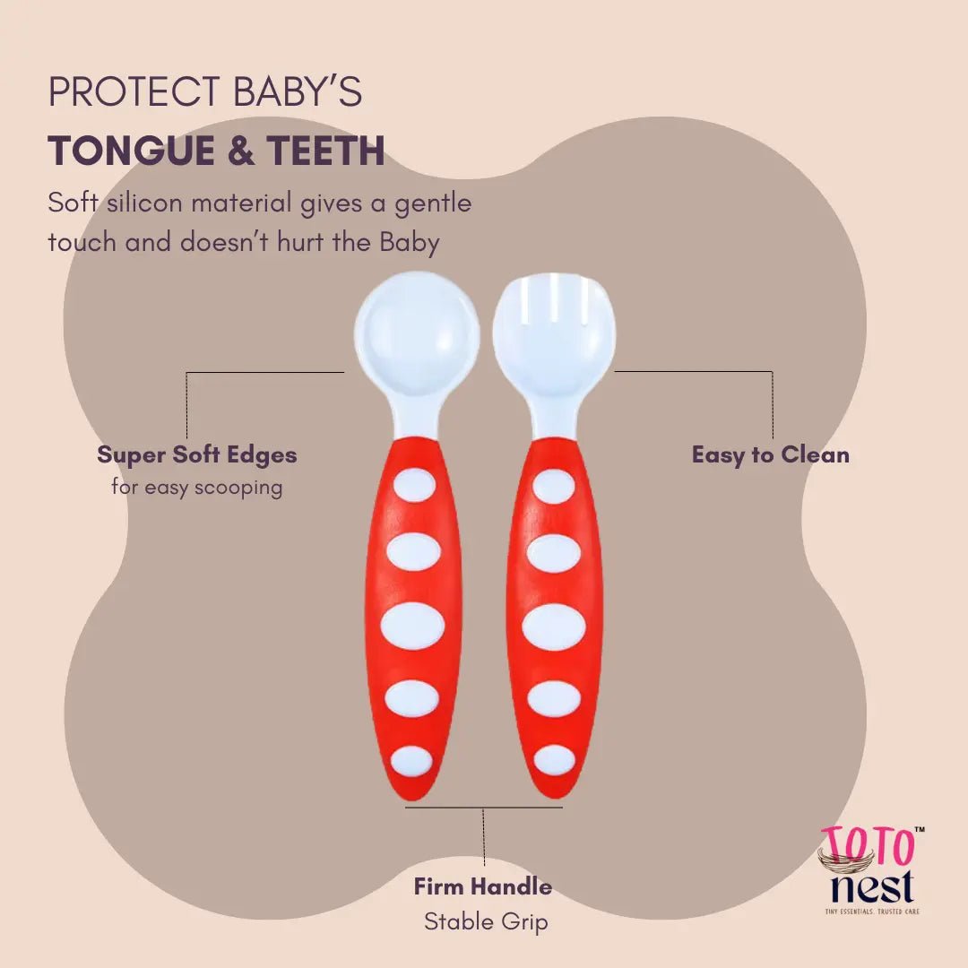TotoNest Gentle Bite Baby Spoon Set - Toto Nest