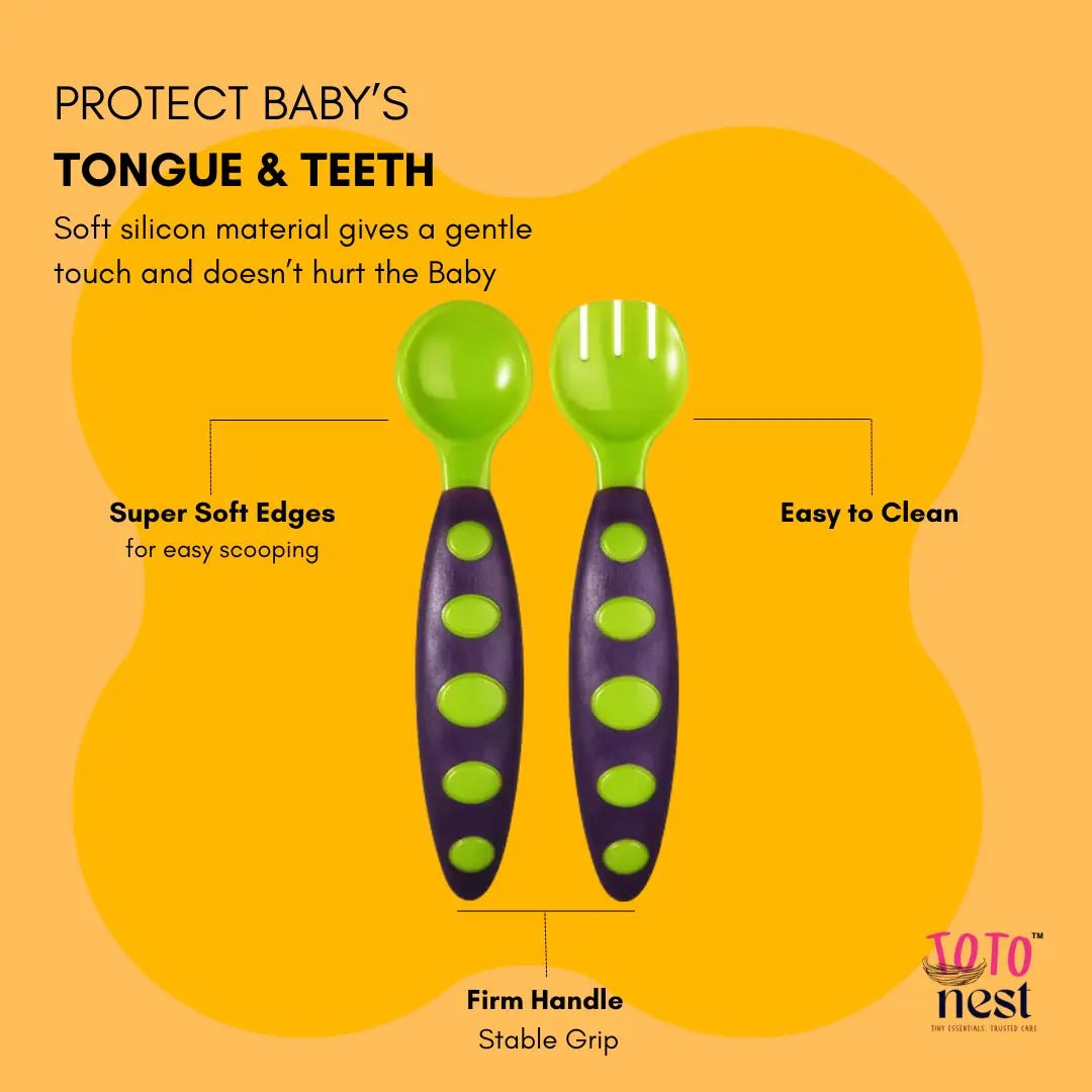 TotoNest Gentle Bite Baby Spoon Set - Toto Nest